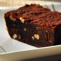 Recette sans gluten : brownies aux amandes