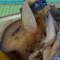 poêlée aubergine poivron anchois