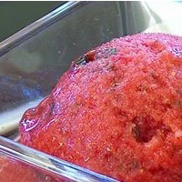 sorbet fraise basilic