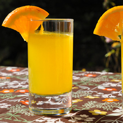 Recette de soda sans sucre : orangeade bio